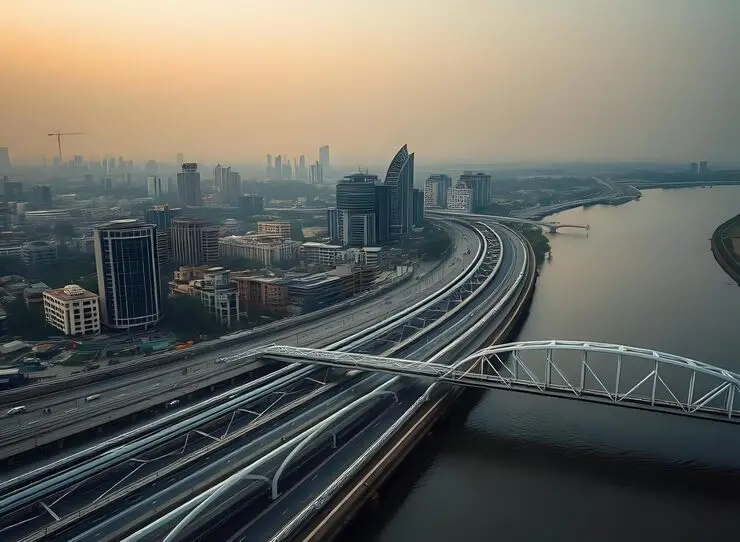 OMR Road location map showing Sobha residences and surrounding infrastructure