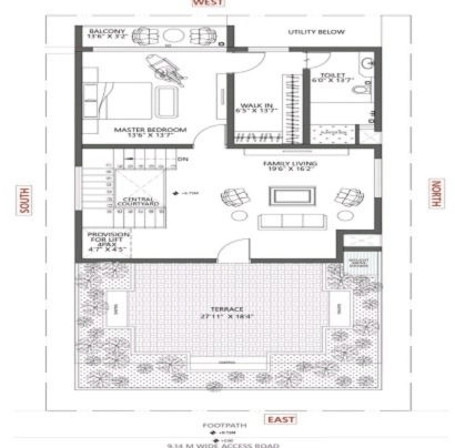 Sobha Aranya 4 BHK floor plan