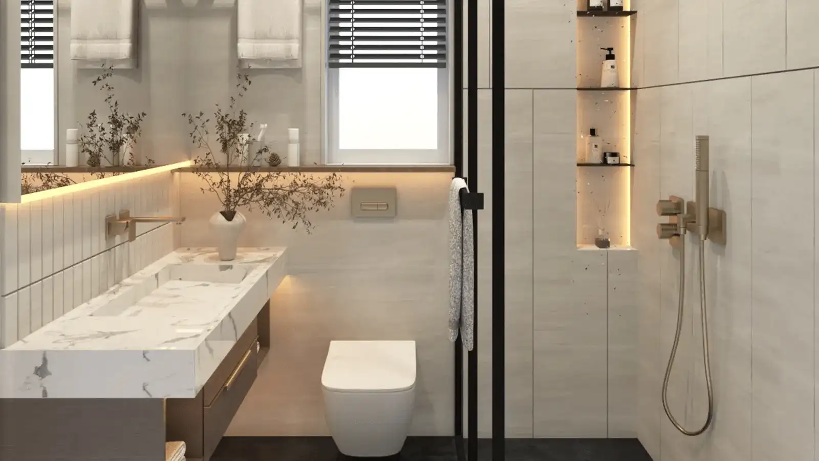 Sobha Aranya Luxury Bathroom