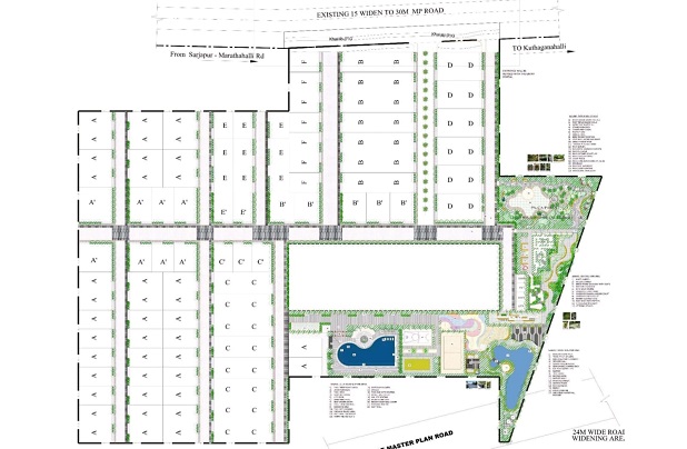 Sobha Aranya Master Plan Layout