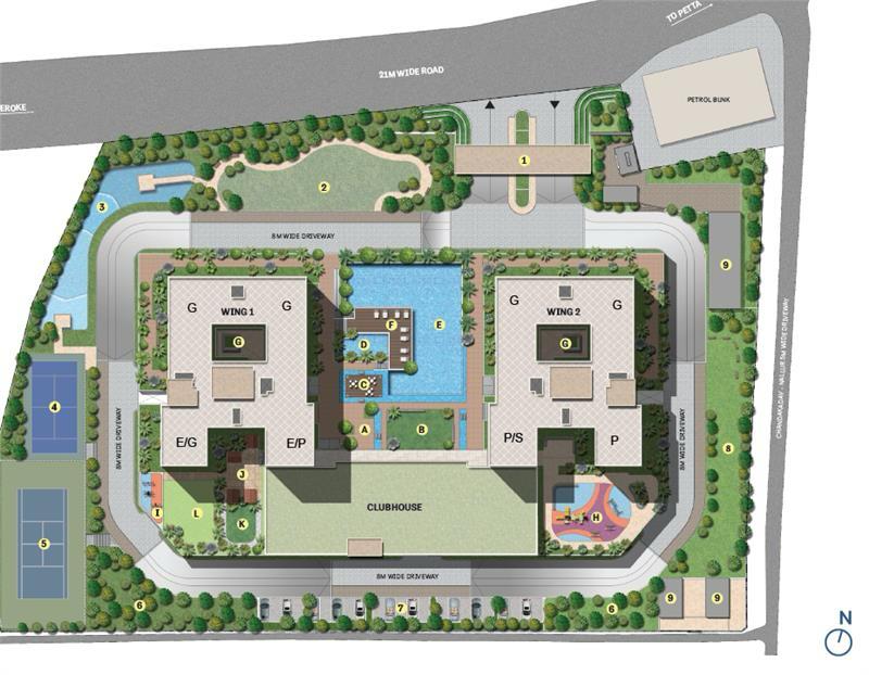 Sobha Arbor master plan layout