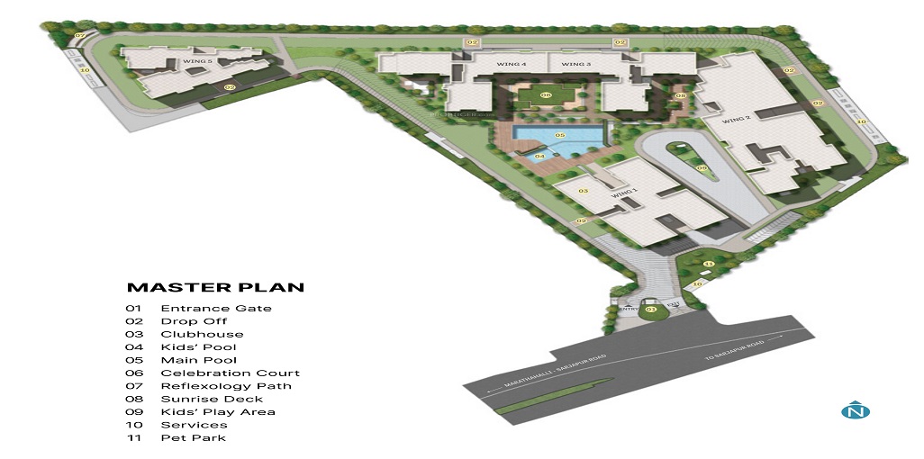 Sobha Infinia Phase 2 Master Plan