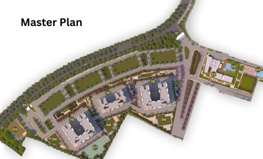 Sobha Mullur master plan layout