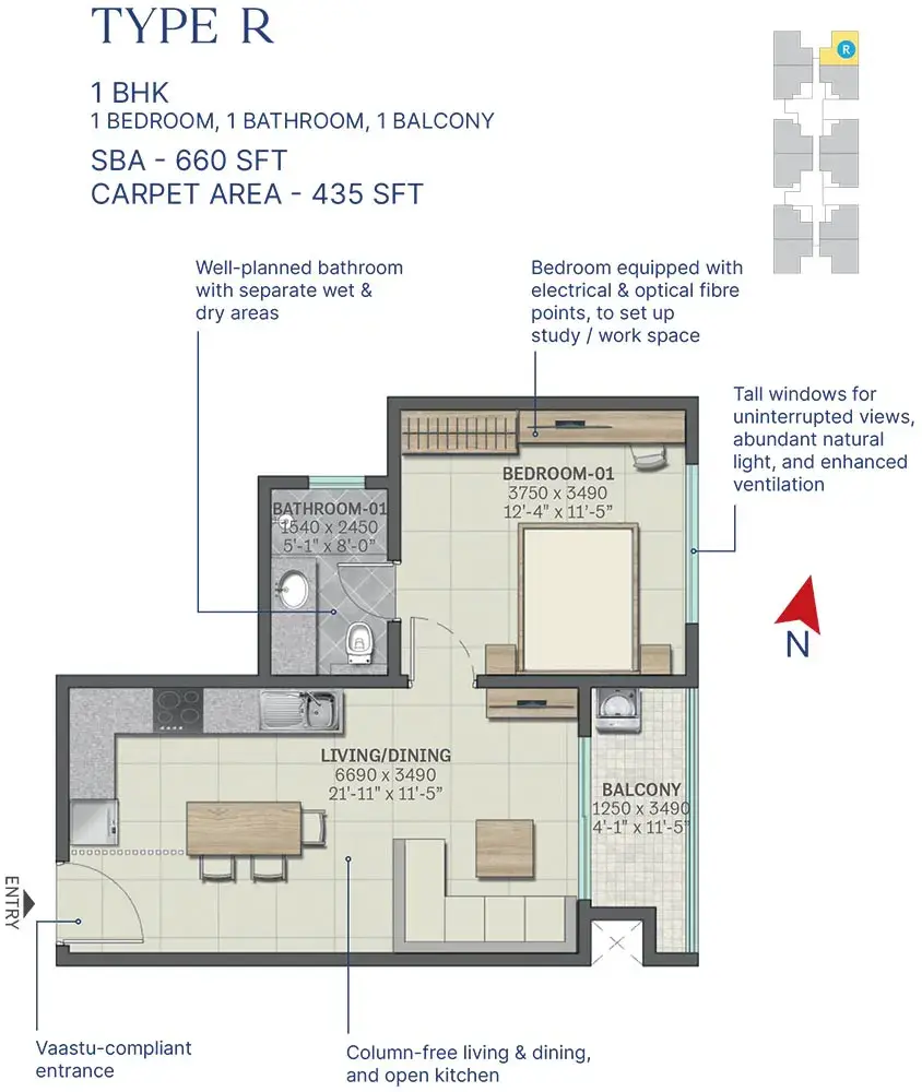Sobha Neopolis floor plan1